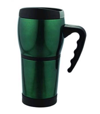 яТермокружка "Арктика" автомобильная 806-400 (400мл) с ручкой (зеленая)