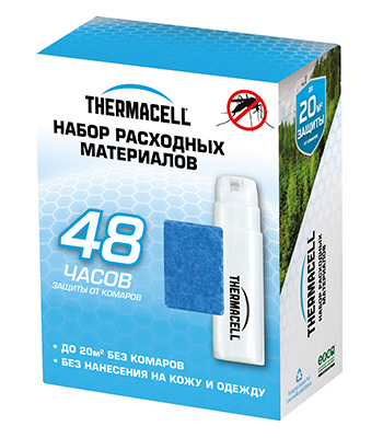 Набор запасной ThermaCELL Refills MR 400-12 (4 баллона + 12 таблеток) 48 часов