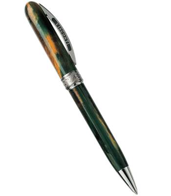 Шариковая ручка Visconti Vs-274-06 Van Gogh midi, цвет корпуса зеленый .Отделка хром