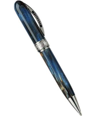 Шариковая ручка Visconti Vs-277-17 Van Gogh mini,  цвет синий (океан). Отделка хром