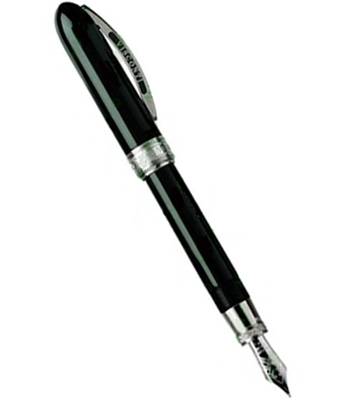 Перьевая ручка Visconti Vs-358-02 Van Gogh mini,корпус черная смола.Отделка хром,перо сталь