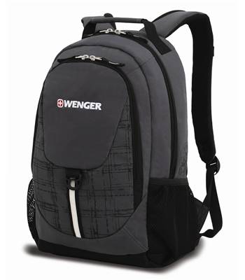 Рюкзак Wenger 31264415-2 серый со светоотражающими элементами 32х14х45 см (22л)