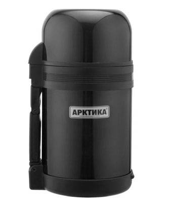 яТермос "Арктика" с широким горлом 202-800 (универсальный, черный 800 мл)