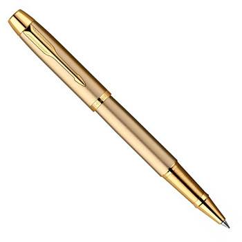 яParker IM Metal T223 Brushed Metal GOLD GT ручка-роллер R0811700