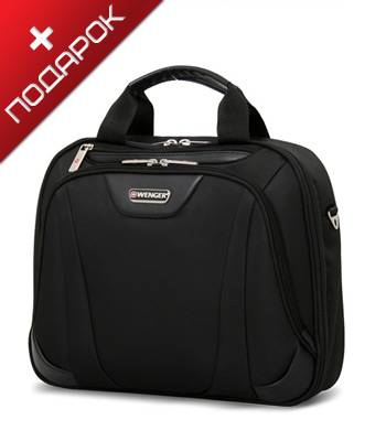 Сумка Wenger 72992241 черный, для ноутбука 14,5" с одним отделением, полиэстер 37,5х33х12,5 см