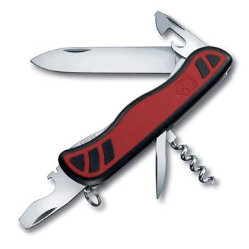 яНож Victorinox 0.8351.C Nomad 111мм, красно-чёрный