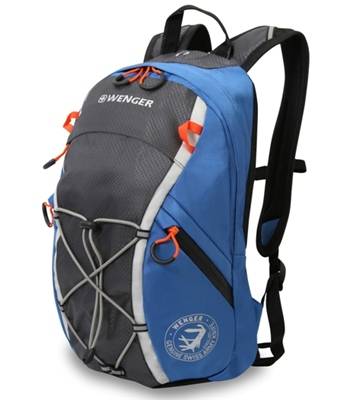 яРюкзак Wenger 3053344402  серый/синий 39х24х15 (14л)