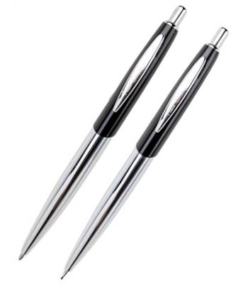 яPC0849BP/PCL black Набор "Pierre Cardin" шариковая ручка и карандаш