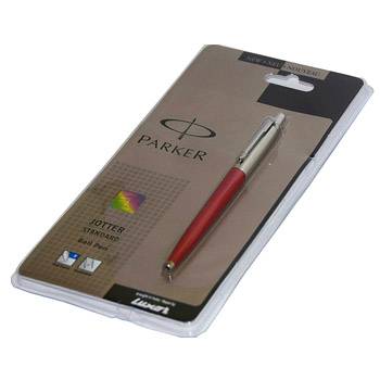 Шариковая ручка Parker Jotter Red CT, 2013г., новая, в блистере, лицензия - Индия, арт. 87