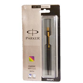 Шариковая ручка Parker Classic Matte Black, 2013г., новая, в блистере, лицензия - Индия, арт. 73