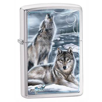 яЗажигалка Zippo 28002 Mazzi Brushed Chrome