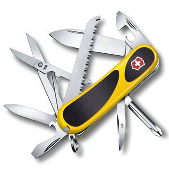 Нож Victorinox 2.4913.C8 EvoGrip 18 (85мм 15 функций, жёлтый с чёрными вставками)