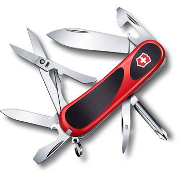 яНож Victorinox 2.4903.C EvoGrip 16 (85мм 14 функций, красный с чёрными вставками)