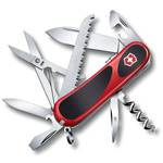 Нож Victorinox 2.3913.SC EvoGrip S17 (85мм 15 функций, красный с чёрными вставками, spring lock)