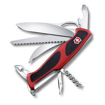 Нож Victorinox RangerGrip 57 Hunter (арт. 0.9583.MC, 130мм 13 функций красно-чёрный)