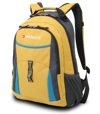Рюкзак Wenger 3162244408 желтый/серый/голубой, 32x15x45 см 22литра