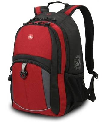 Рюкзак Wenger 3191201408 красный/черный, 33x15x45 см 22литра