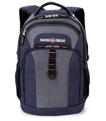 яРюкзак Wenger 6166344406 Swissgear Sport Line синий/серый 30х18х44 24л