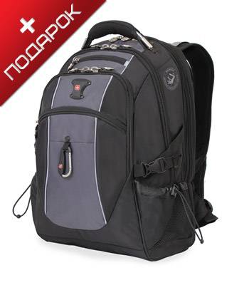 Рюкзак Swissgear SA6677204410 черный/серый с отдел для ноутбука 15" 35х23х48см 39л
