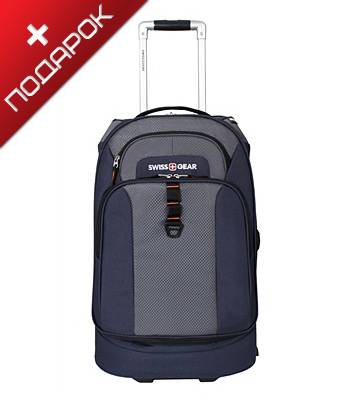 яСумка Wenger 6166344111 SWISSGEAR Sport Line на колесах синий/серый 36x20x53 см, 38 л