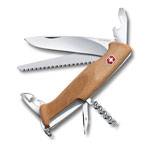 Нож Victorinox RangerWood 55 (арт. 0.9561.63, 130мм 10 функций, рукоять ореховое дерево)