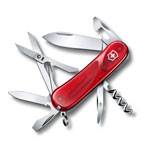 Нож Victorinox Evolution 14.600 2.3903.ET (85мм 14 функций полупрозрачный красный)