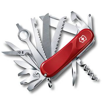 Нож Victorinox 2.5383.E Evolution 28 (85мм, 23 функции, красный)