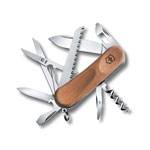 Нож Victorinox EvoWood 17 2.3911.63 (85мм 13 функций, рукоять ореховое дерево)