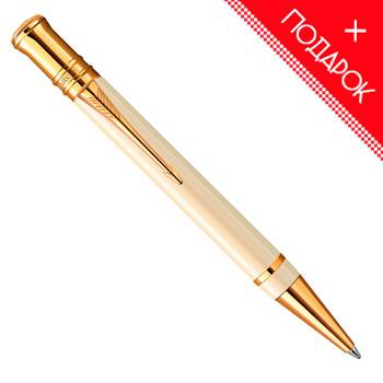 Шариковая ручка K74 Parker Duofold Historical Colors Ivory GT (1907140)