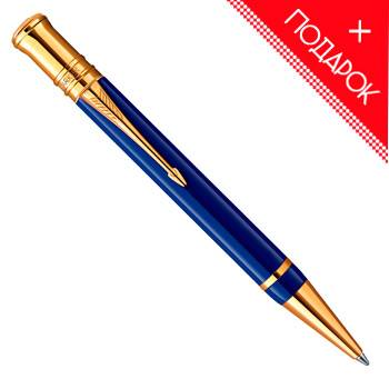 яШариковая ручка K74 Parker Duofold Historical Colors Lapis Lazuli GT (1907186)