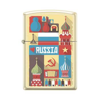 яЗажигалка Zippo 216 Russian Postcard