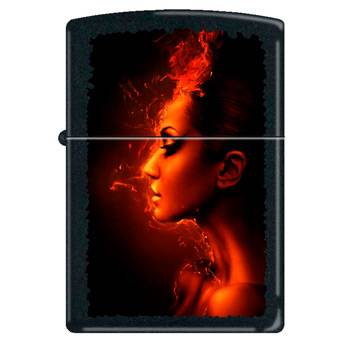яЗажигалка Zippo 218 Burning Woman