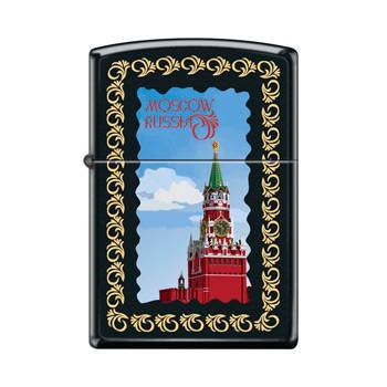 яЗажигалка Zippo 218 Moscow Kremlin Framed