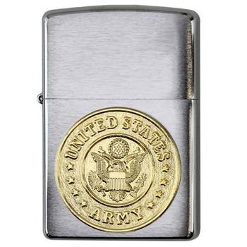 яЗажигалка Zippo 280Arm Brushed Chrome