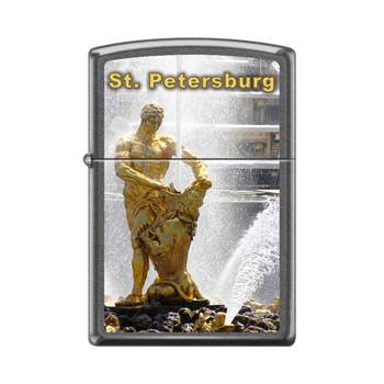 яЗажигалка Zippo 28378 Peterhof Gray Dusk