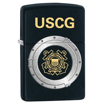 яЗажигалка Zippo 28623 USCG Black Matte