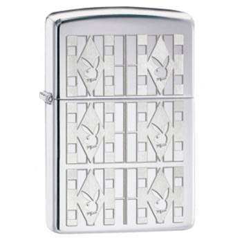 яЗажигалка Zippo 28624 Playboy High Polish Chrome