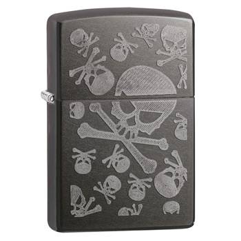 яЗажигалка Zippo 28685 Skulls Gray Dusk