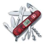 Нож Victorinox 1.3705.AVТ Traveller офицерский, 91мм, прозрачный красный