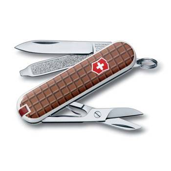 Нож-брелок Victorinox 0.6223.842 Classiс, 58мм, шоколад