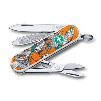 яНож-брелок Victorinox 0.6223.L1501 Classiс "Lion King" 58мм