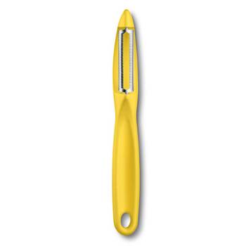 Нож Victorinox для чистки овощей 7.6075.8 универсальный (двустороннее зубчатое лезвие, цвет-жёлтый)