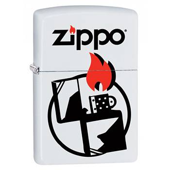 яЗажигалка Zippo 29194 Zippo White Matte