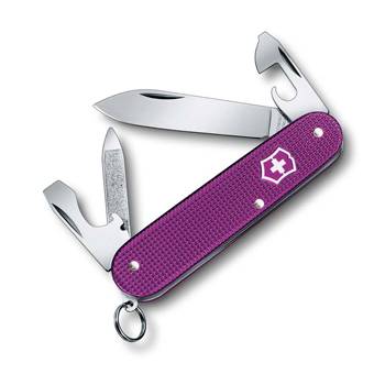 яНож Victorinox 0.2601.L16 Cadet Alox офицерский, 84мм, фиолетовый