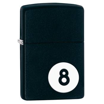 яЗажигалка Zippo 28432 8-Ball Black Matte