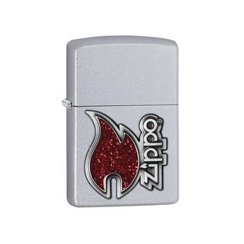 яЗажигалка Zippo 28847 Zippo flame Satin Chrome