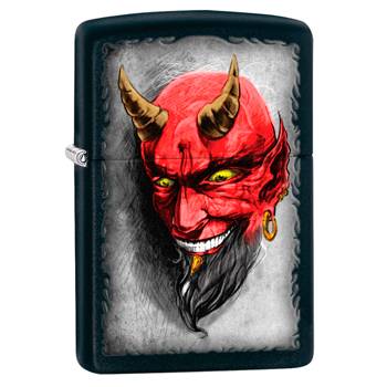 яЗажигалка Zippo 28862 Devil Black Matte