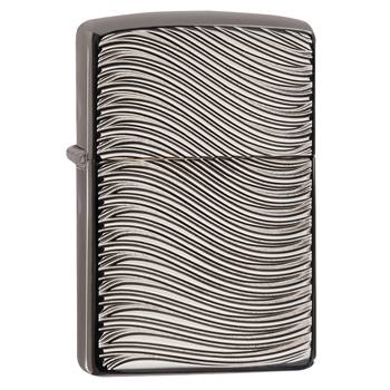 яЗажигалка Zippo 29234 Waves Armor Black Ice