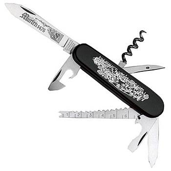 яНож Victorinox Battle Series 1.1989.1 Murten офицерский, 91мм, черный