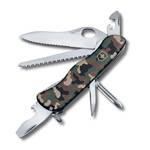 Нож Victorinox 0.8463.MW94 Trailmaster One Hand 111мм, камуфляж, с петлей на лезвии, серрейтор